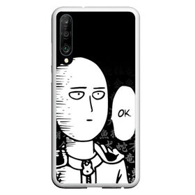 Чехол для Honor P30 с принтом ONE-PUNCH MAN в Екатеринбурге, Силикон | Область печати: задняя сторона чехла, без боковых панелей | Тематика изображения на принте: one punch man | onepunchman | oppai | saitama | ван панч мен | ванпанчмен | макото миядзаки | сайтама | человек один удар