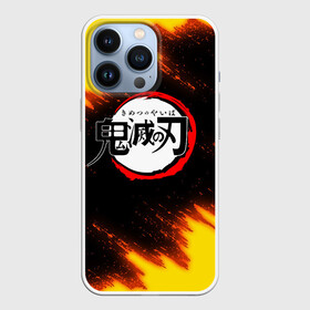 Чехол для iPhone 13 Pro с принтом Kimetsu no Yaiba черножелтый в Екатеринбурге,  |  | demon slayer | demon slayer: kimetsu no yaiba | kimetsu | kimetsu no yaiba | nezuko | slayer | tanjiro | клинок рассекающий демонов | незуко | танджиро | шинобу кочо