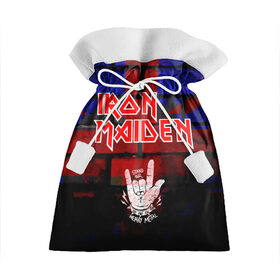 Подарочный 3D мешок с принтом Iron Maiden в Екатеринбурге, 100% полиэстер | Размер: 29*39 см | iron maiden | англия | британия | металл | музыка | рок