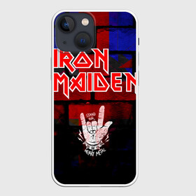 Чехол для iPhone 13 mini с принтом Iron Maiden в Екатеринбурге,  |  | iron maiden | англия | британия | металл | музыка | рок