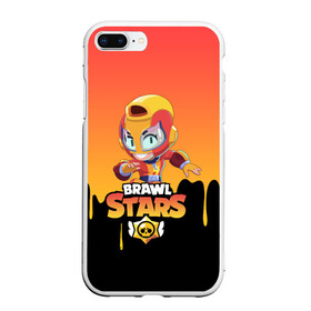 Чехол для iPhone 7Plus/8 Plus матовый с принтом BRAWL STARS MAX в Екатеринбурге, Силикон | Область печати: задняя сторона чехла, без боковых панелей | bib | brawl stars | bull | colt | crow | leon | leon shark | max | moba | sally leon | shark | акула | берли | биби | бравл старс | ворон | жанр | игра | кольт | леон | леон акула | макс | нита | спайк | шелли