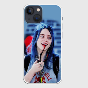 Чехол для iPhone 13 mini с принтом BILLIE EILISH в Екатеринбурге,  |  | ayelish | bad guy | bellyache | bilie eilish | bilie elish | billie | billie eilish | eilish | electronic | elish | music | били айлиш | билли айлиш | эйлиш | элиш