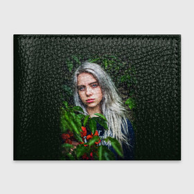 Обложка для студенческого билета с принтом BILLIE EILISH в Екатеринбурге, натуральная кожа | Размер: 11*8 см; Печать на всей внешней стороне | Тематика изображения на принте: ayelish | bad guy | bellyache | bilie eilish | bilie elish | billie | billie eilish | eilish | electronic | elish | music | били айлиш | билли айлиш | эйлиш | элиш