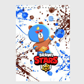 Скетчбук с принтом BRAWL STARS EL BROWN в Екатеринбурге, 100% бумага
 | 48 листов, плотность листов — 100 г/м2, плотность картонной обложки — 250 г/м2. Листы скреплены сверху удобной пружинной спиралью | bib | brawl stars | colt | crow | el brown | leon | leon shark | max | moba | sally leon | shark | акула | берли | биби | бравл старс | браун | ворон | жанр | игра | кольт | леон | леон акула | макс | нита | шелли