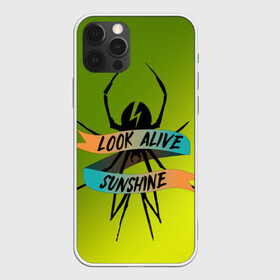 Чехол для iPhone 12 Pro с принтом Look alive sunshine в Екатеринбурге, силикон | область печати: задняя сторона чехла, без боковых панелей | Тематика изображения на принте: alive | look | my chemical | rok | romance | sunshine