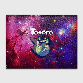 Обложка для студенческого билета с принтом Totoro в Екатеринбурге, натуральная кожа | Размер: 11*8 см; Печать на всей внешней стороне | Тематика изображения на принте: japan | my neighbor totoro | neighbor totoro | totoro | мой сосед тоторо | сосед тоторо | тоторо | япония