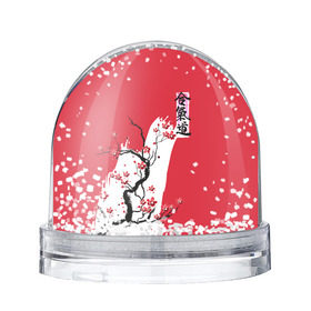 Снежный шар с принтом Сакура Айкидо в Екатеринбурге, Пластик | Изображение внутри шара печатается на глянцевой фотобумаге с двух сторон | aikido | аикидо | айкидо | восточные единоборства | единоборства | морихей уэсиба