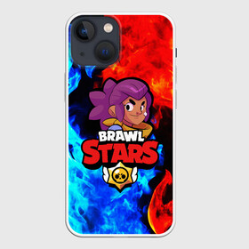 Чехол для iPhone 13 mini с принтом BRAWL STARS SHELLY в Екатеринбурге,  |  | bibi | brawl stars | brock | bull | crow | dinomike | el primo | leon | mobile game | nita | poko | ricochet | stars | tara | бравл старс | ворон | леон | мобильные игры