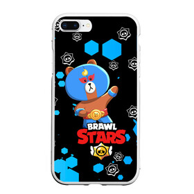 Чехол для iPhone 7Plus/8 Plus матовый с принтом BRAWL STARS EL BROWN в Екатеринбурге, Силикон | Область печати: задняя сторона чехла, без боковых панелей | bib | brawl stars | colt | crow | el brown | leon | leon shark | max | moba | sally leon | shark | акула | берли | биби | бравл старс | браун | ворон | жанр | игра | кольт | леон | леон акула | макс | нита | шелли