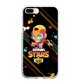 Чехол для iPhone 7Plus/8 Plus матовый с принтом BRAWL STARS MAX в Екатеринбурге, Силикон | Область печати: задняя сторона чехла, без боковых панелей | bib | brawl stars | colt | crow | el brown | leon | leon shark | max | moba | sally leon | shark | акула | берли | биби | бравл старс | браун | ворон | жанр | игра | кольт | леон | леон акула | макс | нита | шелли