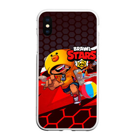 Чехол для iPhone XS Max матовый с принтом Brawl stars в Екатеринбурге, Силикон | Область печати: задняя сторона чехла, без боковых панелей | Тематика изображения на принте: brawl | brawl stars | brawler | brawlstars | brawlstarsga | brawlstarsmemes | brawl_stars | clashofclans | clashroyale | leon | supercell | бравл | бравлстарс | лион | мемы | утка