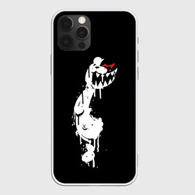 Чехол для iPhone 12 Pro Max с принтом MONOKUMA в Екатеринбурге, Силикон |  | anime | bear | black | danganronpa | japan | monokuma | white | аниме | белое | медведь | монокума | черное | япония