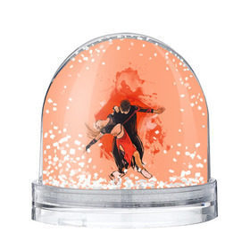 Снежный шар с принтом парное фигурное катание в Екатеринбурге, Пластик | Изображение внутри шара печатается на глянцевой фотобумаге с двух сторон | зимний спорт | катание на льду | коньки | конькобежный спорт | фигурное катание