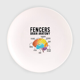 Тарелка 3D с принтом Fences Brain Anatomy в Екатеринбурге, фарфор | диаметр - 210 мм
диаметр для нанесения принта - 120 мм | Тематика изображения на принте: brain | fances | мозг | рапира | фехтовальщики | фехтование | шпага