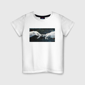 Детская футболка хлопок с принтом Открой свою галактику в Екатеринбурге, 100% хлопок | круглый вырез горловины, полуприлегающий силуэт, длина до линии бедер | discover your galaxy | naca | астронавт | космонавт | космос | роскосмос