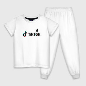 Детская пижама хлопок с принтом Tik Tok - Тик Ток в Екатеринбурге, 100% хлопок |  брюки и футболка прямого кроя, без карманов, на брюках мягкая резинка на поясе и по низу штанин
 | tik tok | приложение | сеть | социальная | тик ток