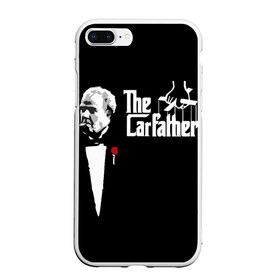 Чехол для iPhone 7Plus/8 Plus матовый с принтом The Carfather Top Gear в Екатеринбурге, Силикон | Область печати: задняя сторона чехла, без боковых панелей | Тематика изображения на принте: godfather | grand tour | jeremy clarkson | the carfather | top gear | авто | ведущий | гран тур | джереми кларксон | крёстный отец | топ гир