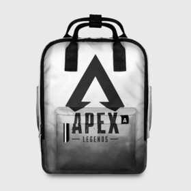 Женский рюкзак 3D с принтом APEX LEGENDS в Екатеринбурге, 100% полиэстер | лямки с регулируемой длиной, сверху ручки, чтобы рюкзак нести как сумку. Основное отделение закрывается на молнию, как и внешний карман. Внутри два дополнительных кармана, один из которых закрывается на молнию. По бокам два дополнительных кармашка, куда поместится маленькая бутылочка
 | apex | apex legends | battle | battle royal | bloodhound | titanfall | wraith | апекс | апекс легендс | батл рояль | битва | война | каустик | королевская битва