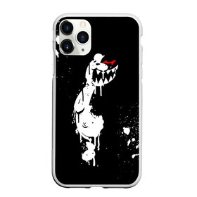 Чехол для iPhone 11 Pro матовый с принтом Monokuma paint в Екатеринбурге, Силикон |  | danganronpa | eye | monokuma | paint | аватар | антагонист | брызги | глаз | игрушка | краска | медведь | монокума | мягкая | панда | потёки | робот