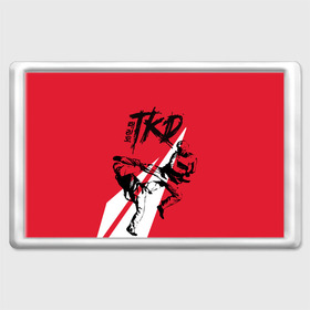 Магнит 45*70 с принтом Taekwondo в Екатеринбурге, Пластик | Размер: 78*52 мм; Размер печати: 70*45 | Тематика изображения на принте: taekwondo | восточные единоборства | единоборства | теквондо | тхэквондо | тэквондо