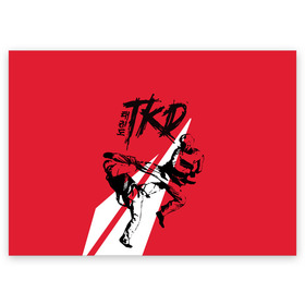 Поздравительная открытка с принтом Taekwondo в Екатеринбурге, 100% бумага | плотность бумаги 280 г/м2, матовая, на обратной стороне линовка и место для марки
 | taekwondo | восточные единоборства | единоборства | теквондо | тхэквондо | тэквондо