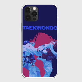 Чехол для iPhone 12 Pro с принтом Taekwondo в Екатеринбурге, силикон | область печати: задняя сторона чехла, без боковых панелей | taekwondo | восточные единоборства | единоборства | теквондо | тхэквондо | тэквондо
