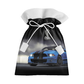 Подарочный 3D мешок с принтом Shelby в Екатеринбурге, 100% полиэстер | Размер: 29*39 см | car | cobra | motorsport | mustang | power | race | snake | usa | автомобиль | автоспорт | гонка | змея | кобра | мощь | мустанг | сша