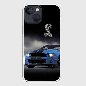 Чехол для iPhone 13 mini с принтом Shelby в Екатеринбурге,  |  | car | cobra | motorsport | mustang | power | race | snake | usa | автомобиль | автоспорт | гонка | змея | кобра | мощь | мустанг | сша
