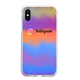 Чехол для iPhone XS Max матовый с принтом Instagram в Екатеринбурге, Силикон | Область печати: задняя сторона чехла, без боковых панелей | Тематика изображения на принте: insta | instagram | instagramm | social | видео | инста | инстаграм | инстаграмм | приложение | социальная сеть | фото