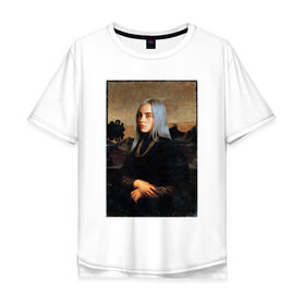 Мужская футболка хлопок Oversize с принтом Billie Eilish. Mona Lisa в Екатеринбурге, 100% хлопок | свободный крой, круглый ворот, “спинка” длиннее передней части | at | billie | don’t | eilish | electronic | eyes | me | music | ocean | pirate | smile | synthpop | usa | айлиш | билли | музыка | пайрэт | синти поп | сша | электронная | электропоп