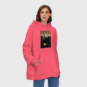 Худи SuperOversize хлопок с принтом Billie Eilish. Mona Lisa в Екатеринбурге, 70% хлопок, 30% полиэстер, мягкий начес внутри | карман-кенгуру, эластичная резинка на манжетах и по нижней кромке, двухслойный капюшон
 | at | billie | don’t | eilish | electronic | eyes | me | music | ocean | pirate | smile | synthpop | usa | айлиш | билли | музыка | пайрэт | синти поп | сша | электронная | электропоп