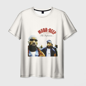 Мужская футболка 3D с принтом Mobb Deep: The Infamous в Екатеринбурге, 100% полиэфир | прямой крой, круглый вырез горловины, длина до линии бедер | Тематика изображения на принте: havoc | hip hop | mobb deep | prodigy | rap | the infamous | маб дип | мобб дипп | продиджи