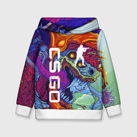 Детская толстовка 3D с принтом CS GO HYPERBEAST | КС ГО ХАЙПЕРБИСТ в Екатеринбурге, 100% полиэстер | двухслойный капюшон со шнурком для регулировки, мягкие манжеты на рукавах и по низу толстовки, спереди карман-кенгуру с мягким внутренним слоем | Тематика изображения на принте: astralis | awp | counter strike | cs go | cs go global offensive | cs:go | faze clan | hyper beast | team liquid | астралис | кс го | тим ликвид | фейз клан | хайпер бист