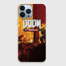 Чехол для iPhone 13 Pro Max с принтом DOOM eternal 2020 в Екатеринбурге,  |  | Тематика изображения на принте: 2020 | dom | doom | eternal | fortnite | pubg | дом | дум | дуум | пабг | пубг | фортнайт