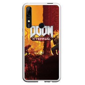 Чехол для Honor P Smart Z с принтом DOOM eternal 2020 в Екатеринбурге, Силикон | Область печати: задняя сторона чехла, без боковых панелей | Тематика изображения на принте: 2020 | dom | doom | eternal | fortnite | pubg | дом | дум | дуум | пабг | пубг | фортнайт