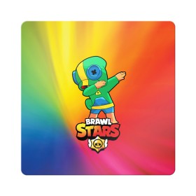 Магнит виниловый Квадрат с принтом Brawl Stars Leon, Dab в Екатеринбурге, полимерный материал с магнитным слоем | размер 9*9 см, закругленные углы | brawl | computer | dab | dance | game | gesture | hero | leon | main | moba | stars | герой | главный | даб | драки | жест | звезды | игра | компьютерная | лев | моба | танец