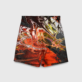 Детские спортивные шорты 3D с принтом Nu abstracts art в Екатеринбурге,  100% полиэстер
 | пояс оформлен широкой мягкой резинкой, ткань тянется
 | abstract | art | digital | horror | абстракция | арт | фрактал | хоррор | цифровой