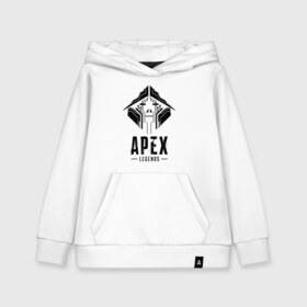 Детская толстовка хлопок с принтом APEX LEGENDS CRYPTO в Екатеринбурге, 100% хлопок | Круглый горловой вырез, эластичные манжеты, пояс, капюшен | Тематика изображения на принте: apex | apex legends | legend | legends. | апекс игра | апекс легенд | апекс легендc