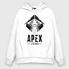 Мужское худи Oversize хлопок с принтом APEX LEGENDS CRYPTO в Екатеринбурге, френч-терри — 70% хлопок, 30% полиэстер. Мягкий теплый начес внутри —100% хлопок | боковые карманы, эластичные манжеты и нижняя кромка, капюшон на магнитной кнопке | apex | apex legends | legend | legends. | апекс игра | апекс легенд | апекс легендc