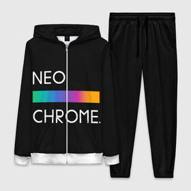 Женский костюм 3D с принтом NEO CHROME в Екатеринбурге,  |  | rgb | контрастный | круг | металл | мудрость | мысль | надпись | палитра | радуга | радужный | символ | сфера | текст | фраза | цветной | яркий