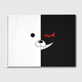 Альбом для рисования с принтом Monokuma в Екатеринбурге, 100% бумага
 | матовая бумага, плотность 200 мг. | Тематика изображения на принте: anime | character | dangan ronpa | kawai | manga | аниме | анимэ | глаз | данганронпа | двухцветная | директор | злодей | из | изображение | кавай | крутой | лицо | манга | медведь | милый | мишка | на груди | необычный | нос