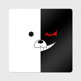 Магнит виниловый Квадрат с принтом Monokuma в Екатеринбурге, полимерный материал с магнитным слоем | размер 9*9 см, закругленные углы | anime | character | dangan ronpa | kawai | manga | аниме | анимэ | глаз | данганронпа | двухцветная | директор | злодей | из | изображение | кавай | крутой | лицо | манга | медведь | милый | мишка | на груди | необычный | нос