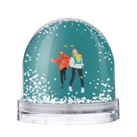Снежный шар с принтом Кис-кис в Екатеринбурге, Пластик | Изображение внутри шара печатается на глянцевой фотобумаге с двух сторон | kiskis | кис кис