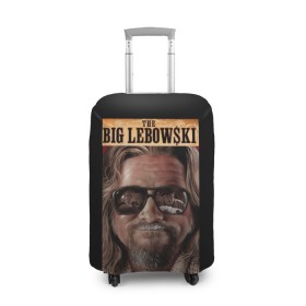 Чехол для чемодана 3D с принтом The Big Lebowski в Екатеринбурге, 86% полиэфир, 14% спандекс | двустороннее нанесение принта, прорези для ручек и колес | big | lebowski | the | большой | кинофильм | лебовски