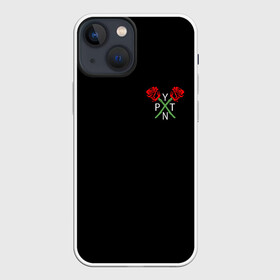 Чехол для iPhone 13 mini с принтом PAYTON MOORMEIER (НА СПИНЕ) в Екатеринбурге,  |  | flower | payton moormeier | roses | tiktok | автограф payton | блогер | пейтон | пейтон моормиер | розы | тикток | тиктокер | цветы | ютубер