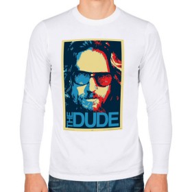 Мужской лонгслив хлопок с принтом The Dude в Екатеринбурге, 100% хлопок |  | biglebowski | большой лебовски