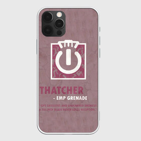 Чехол для iPhone 12 Pro Max с принтом Thatcher в Екатеринбурге, Силикон |  | art | game | logo | rainbow | shooter | siege | six | thatcher | ubisoft | арт | игра | игры | компьютерные | лого | оперативник | осада | персонаж | радуга 6 | тетчер | шутер