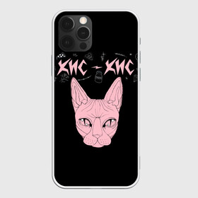 Чехол для iPhone 12 Pro Max с принтом Кис-Кис в Екатеринбурге, Силикон |  | punk | punk rock | rock | алина олешева | кис | кис кис | кокос | панк | панк рок | рок | софья сомусева | хмурый