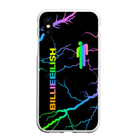 Чехол для iPhone XS Max матовый с принтом BILLIE EILISH в Екатеринбурге, Силикон | Область печати: задняя сторона чехла, без боковых панелей | be | billie | billie eilish | blohsh | ghoul | билли | билли айлиш