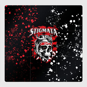 Магнитный плакат 3Х3 с принтом Stigmata | Стигмата (Z) в Екатеринбурге, Полимерный материал с магнитным слоем | 9 деталей размером 9*9 см | music | rock | stigmata | альтернатива | музыка | рок | стигмата | тарас уманскии